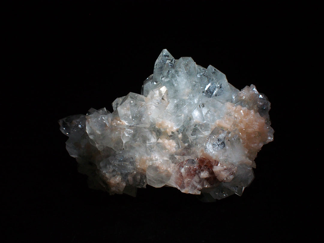 Apophyllite with Stilbite  魚眼石與輝沸石共生
