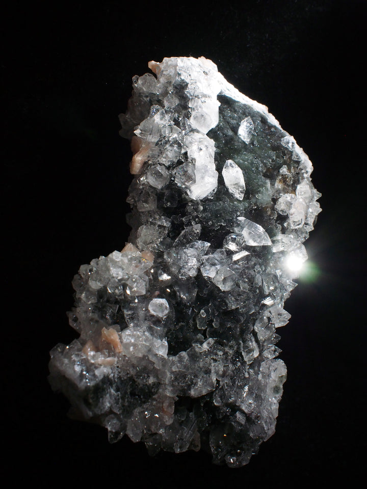 Apophyllite with Stilbite 魚眼石與輝沸石共生