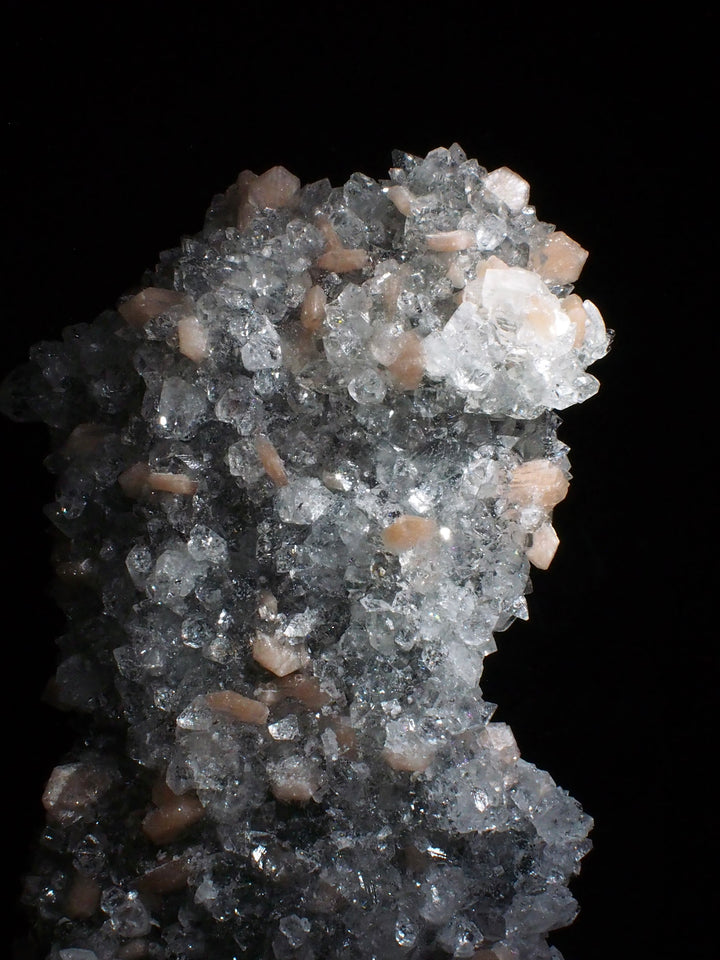 Apophyllite with Stilbite 魚眼石與輝沸石共生